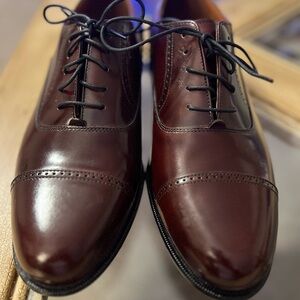 NWOB Bostonian Classic Cap Toe Brown Leather Men's Dress Shoes 11M